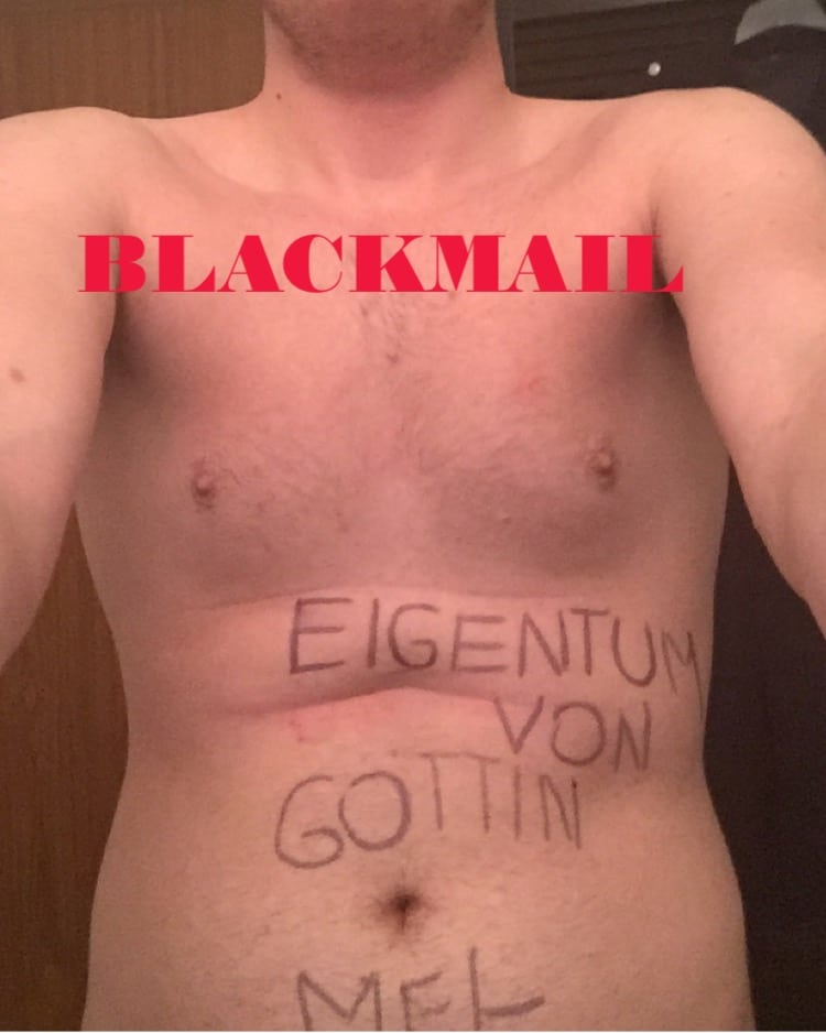 Mein aktuellster, neuer Blackmail - Sklave